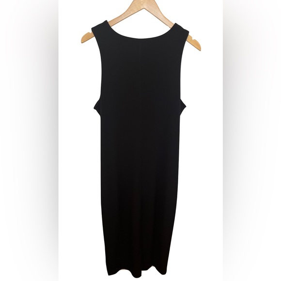 Banana Republic Black Maxi Dress with High Side Slit - Picture 2 of 9